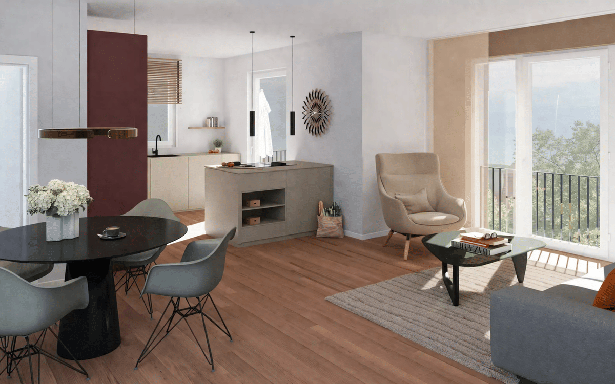 Neu: Helle 3-Zimmer Attika Wohnung mit großer Dachterrasse in Freiburg – 79114 Freiburg im Breisgau – Bild 1 von 5