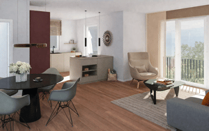 Neu: Helle 3-Zimmer Attika Wohnung mit großer Dachterrasse in Freiburg – 79114 Freiburg im Breisgau – Vorschaubild 1