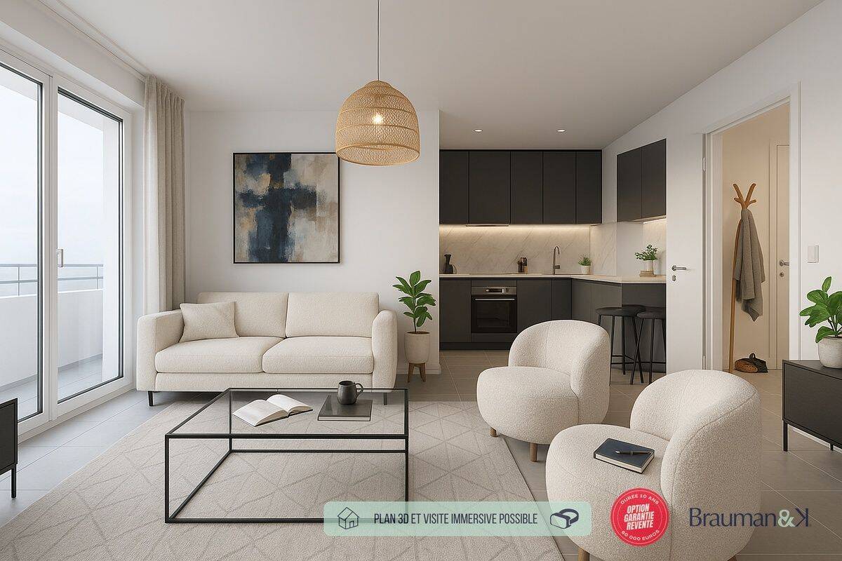 Appartement 2 pièces 42 m² · à Pont-l'Abbé · 42 m² · 195 000 €