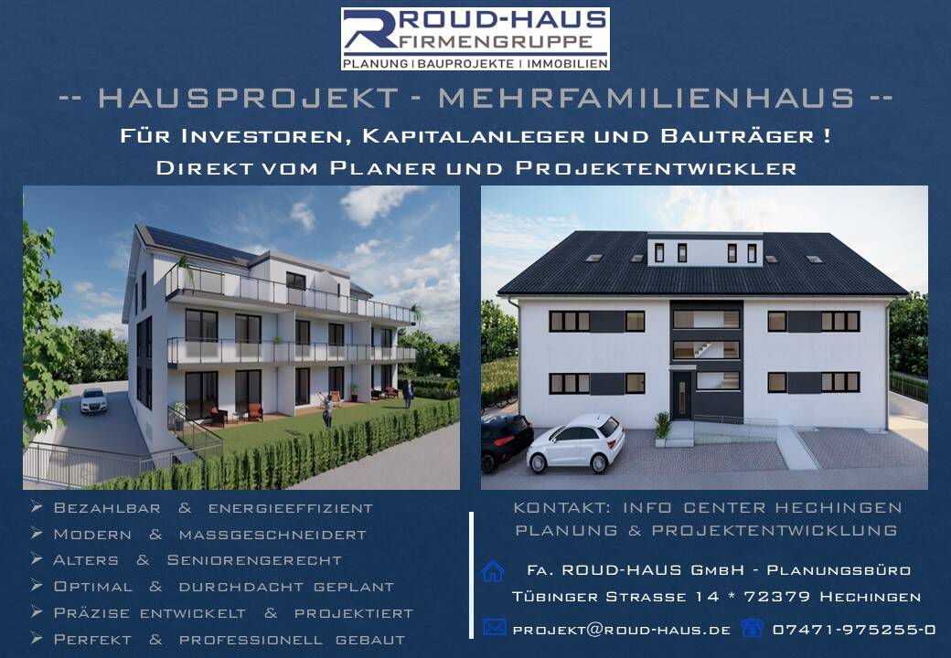 + EXKLUSIVES MEHRFAMILIENHAUS-PROJEKT! + – Loßburg – Bild 1 von 3
