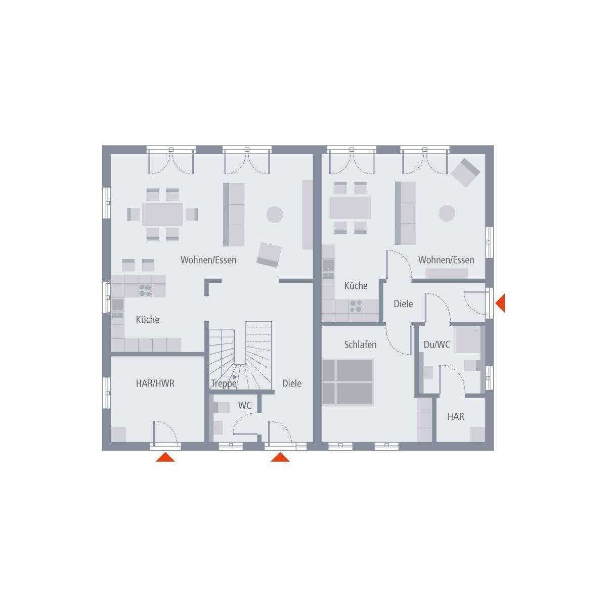 INKL. 539m² GRUNDSTÜCK + VARIANTE EINZUGSFERTIG /EIN ZUHAUSE FÜR DIE GANZE FAMILIE – Bremen – Vorschaubild 7