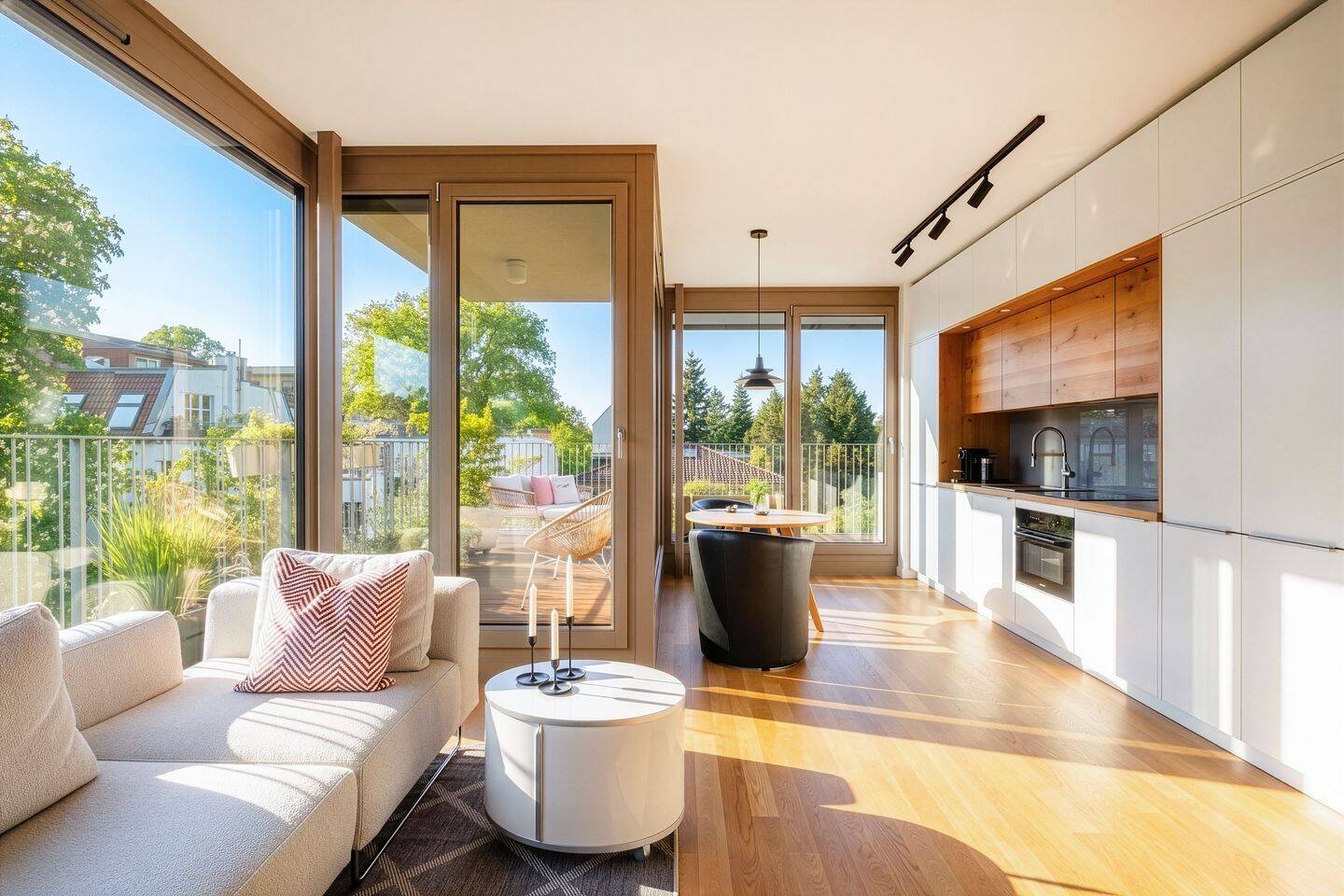 Kraftraum - modernes Penthouse im Fluss des Sonnenlaufes – Berlin – Vorschaubild 3