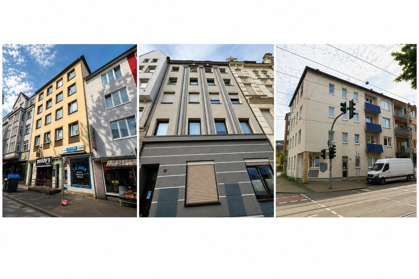 Investmentpaket: 2 Mehrfamilienhäuser und 1 Wohn- und Geschäftshaus in Bochum-Zentrum