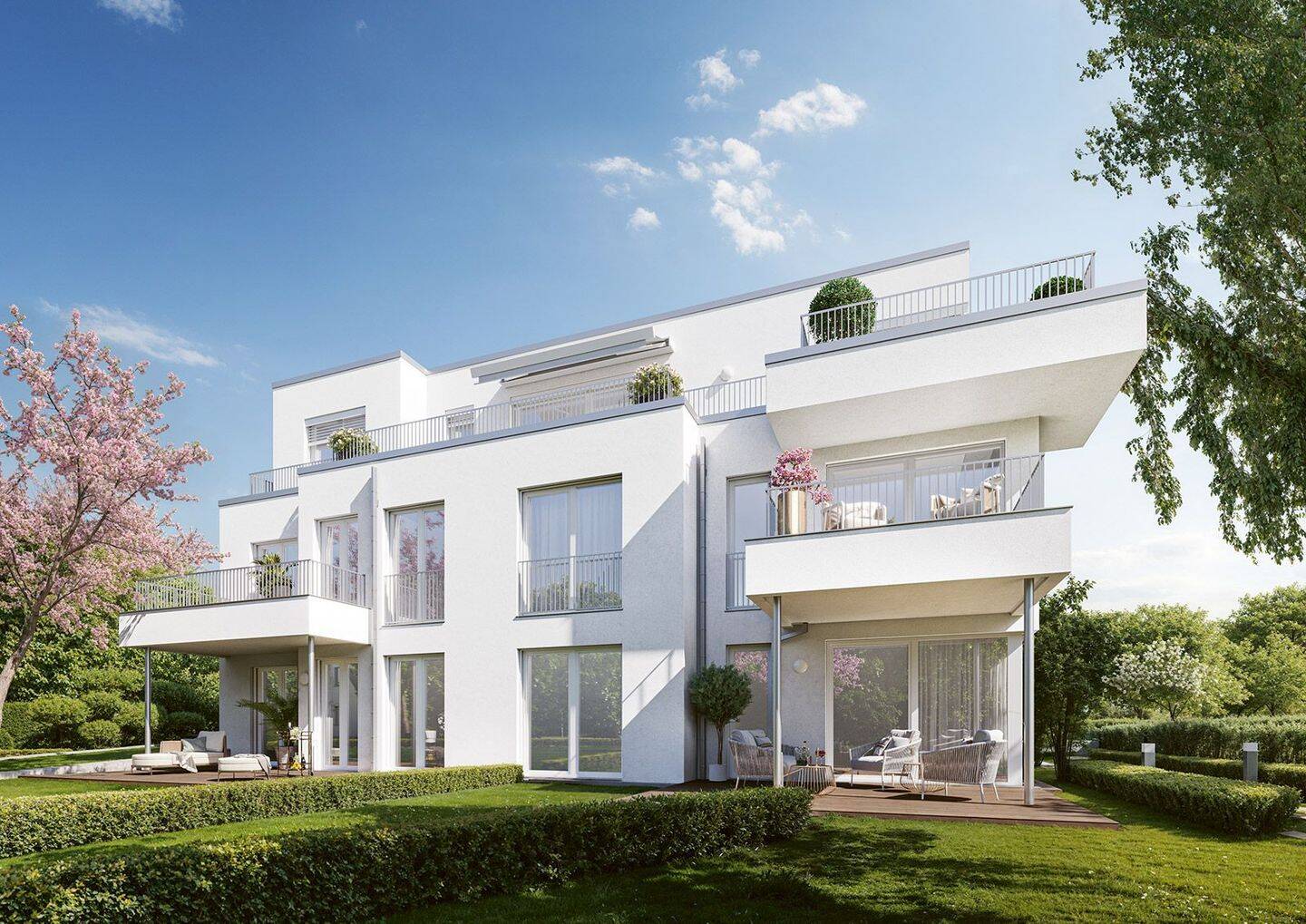 EXKLUSIVE 2 ZIMMER ETW MIT TAGESLICHTBAD - 2 TERRASSEN & GARTEN - GRÜNE 1A PREMIUMLAGE MZ-OBERSTADT! – Mainz – Vorschaubild 5