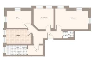Löbtau, im Hochparterre: Wanne & Dusche + Stellplatz – 1159 Dresden – Vorschaubild 2