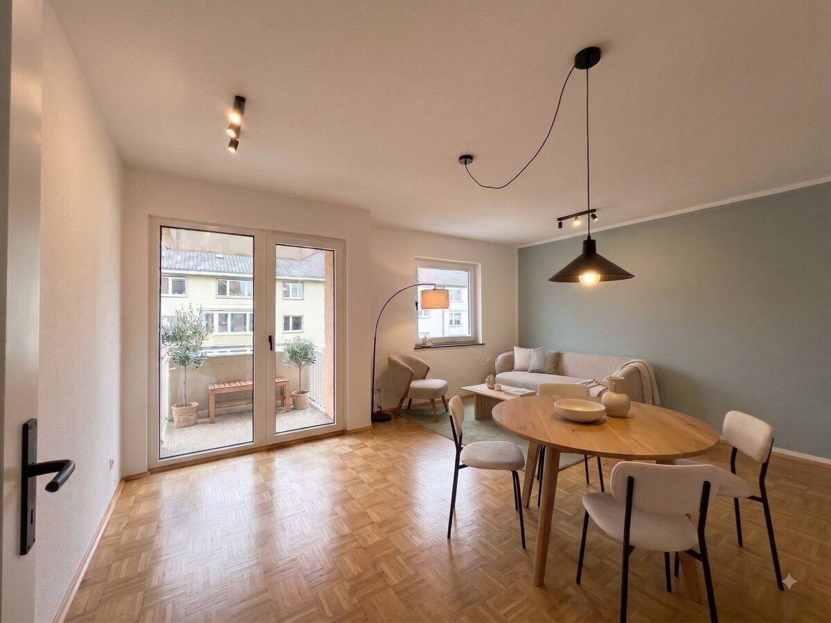 Provisionsfrei: Stilvolle 3-Zimmer-Wohnung mit Balkon in der Mainzer Neustadt – 55118 Mainz – Bild 1 von 5