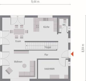 Haus mit Spareffekt und zum wohnen und leben ! Preis mit Grundstück berechnet ! – 15366 Neuenhagen bei Berlin – Vorschaubild 2