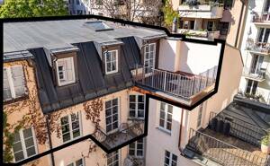 Jugendstiljuwel in Bestlage Maxvorstadt: 4-Zi.-Maisonettewhg. (RGB im DG) mit Balkon & Dachterrasse. – 80333 München – Vorschaubild 5