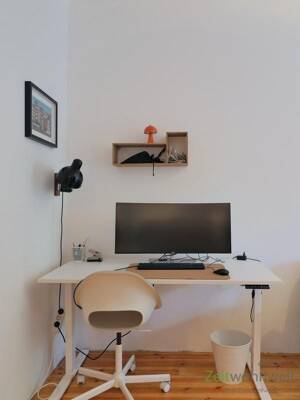 (EF1400_M) Dresden: Innere Neustadt, möblierte 2-Zimmer-Wohnung mit Balkon im ruhigen Hinterhaus – 1097 Dresden – Vorschaubild 2