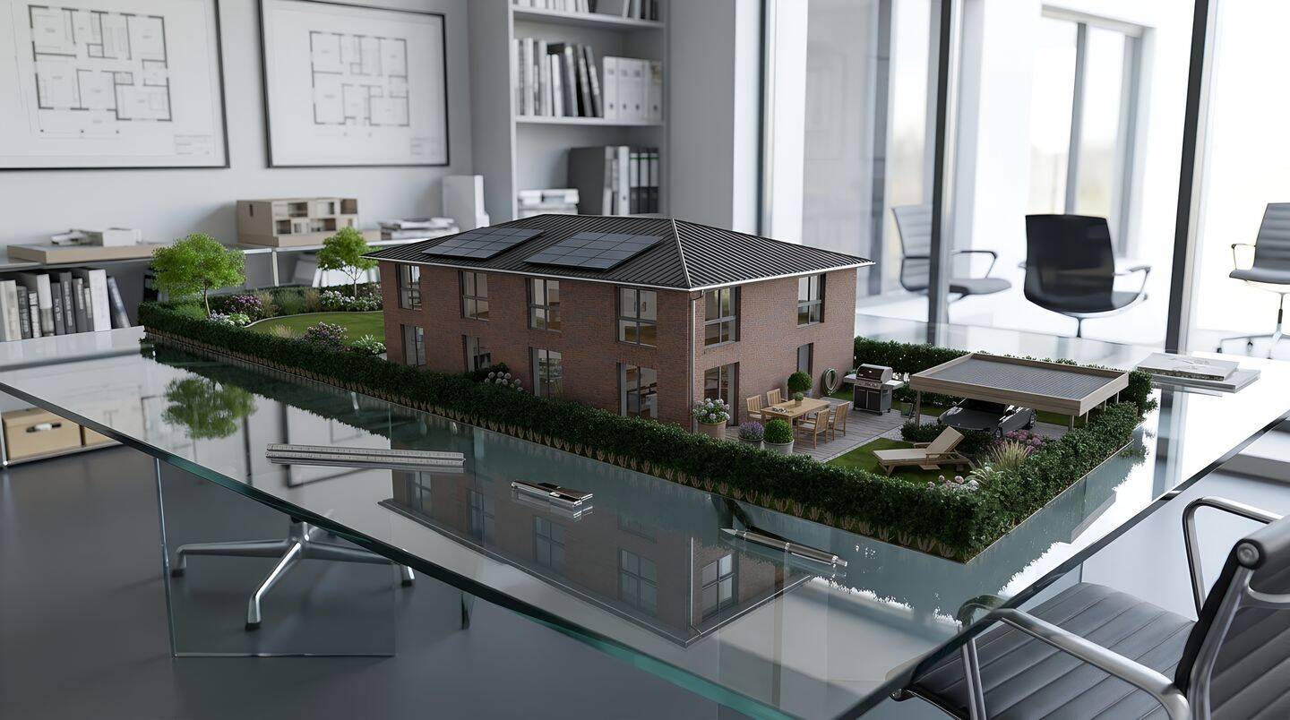 NUR WARTELISTE! Neubau-Doppelhaushälfte in KfW 40 Standard in bevorzugter Lage Hummelsbüttel! – Hamburg – Vorschaubild 2