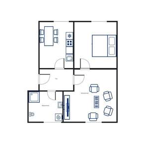 Hier findet jeder seinen Platz: interessante 2-Zimmer-Wohnung im Keplerkiez – 34127 Kassel – Vorschaubild 2