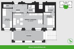 ERSTBEZUG Parkstadt Leipzig | Veranda, 2 Bäder, HWR, Parkett, Fußbodenheizung, Stellplatz u.v.m. – 4289 Leipzig – Vorschaubild 2
