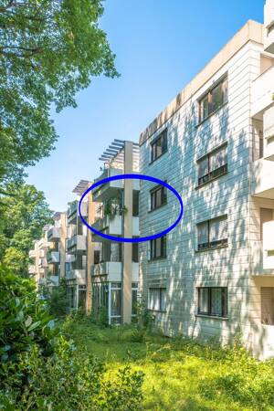 Gepflegte, renovierte 88 m² Wohnung mit 'Blick ins Grüne'