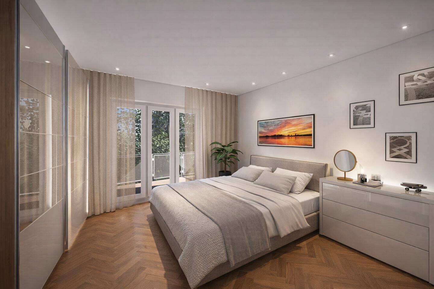 Maisonette-3-Zimmer-Wohnung mit zwei Terrassen im KfW-40-Neubauprojekt – Markkleeberg – Vorschaubild 4