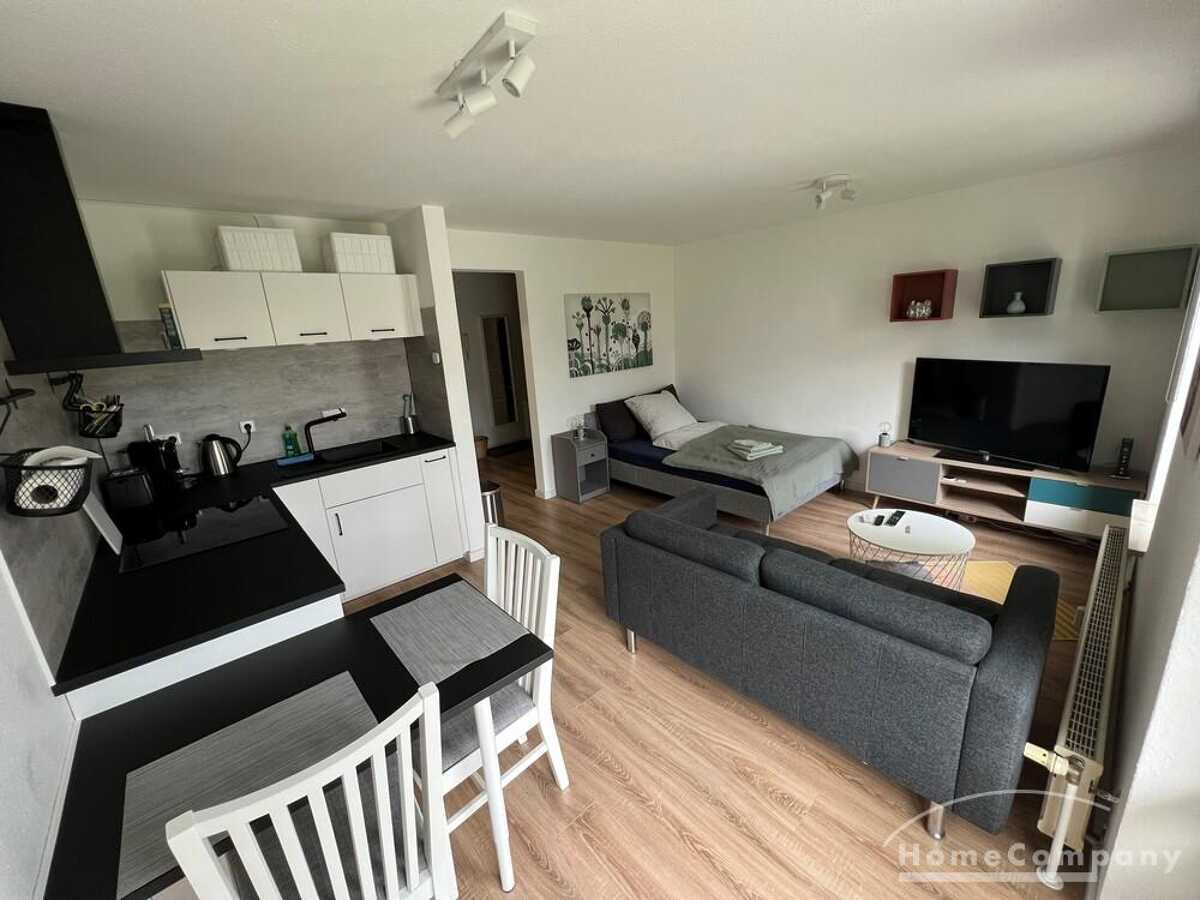 27131 HomeCompany Dresden Möbliert/Furnished Studio Apartment in Dresden-Laubegast mit Terrasse max. 1-2 Personen – 1279 Dresden – Bild 1 von 9