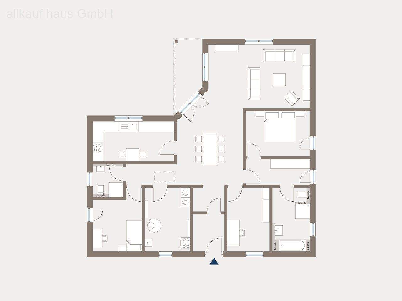 Zukunftssicher bauen - Bungalow Lifetime 5 inklusive Grundstück – Münchberg – Vorschaubild 3