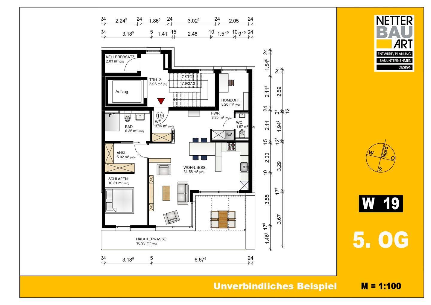 Fürth, Holzstr. 55, Whg. 19, moderne Neubauwohnung