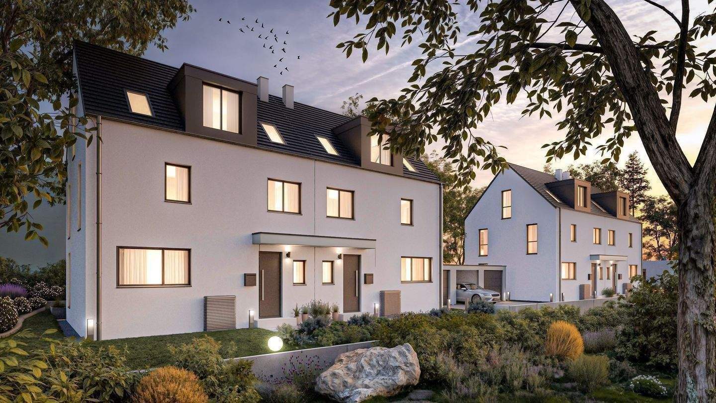 Neubau: geräumiges Doppelhaus, eingewachsen mit etwa 250 qm Grund und Westgarten in Prüfening - individuelle Raumaufteilung und Ausstattung möglich – Regensburg – Vorschaubild 2