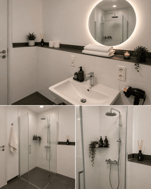 Möblierte 2 - Zimmerwohnung im Erdgeschoss / Dusche / Fußbodenheizung / ohne Terrasse – 54293 Trier – Vorschaubild 3