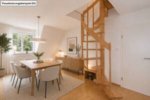 Exklusive Dachgeschosswohnung mit wohnlich ausgebautem Spitzboden in Bestlage von Marienthal – 22043 Hamburg – Vorschaubild 6