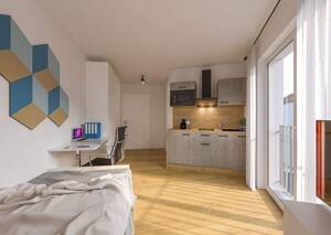 Micro-Living mit Zukunft: Neubau-Apartments in Hochschulnähe am Wöhrder See `` – 90489 Nürnberg – Vorschaubild 3