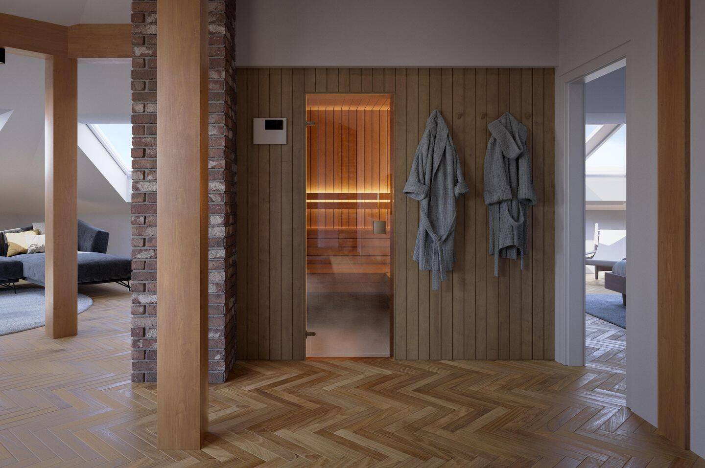 160qm exklusives Penthouse mit Sauna und Terrasse im Bergmannkiez – Berlin – Vorschaubild 9