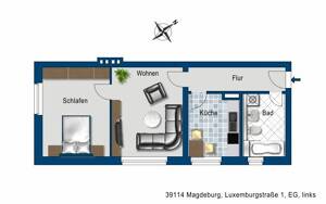 modernisiertes Tageslichtbad – 39114 Magdeburg – Vorschaubild 2