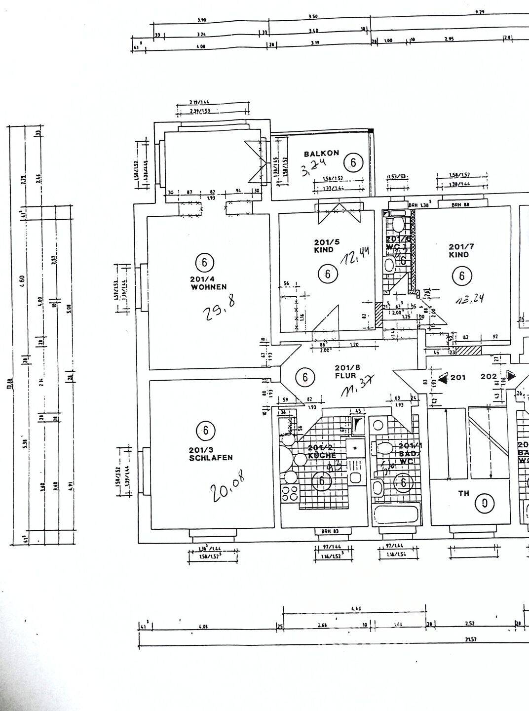 Großzügige Familienwohnung mit Sonnenbalkon und Gartenmitbenutzung – Dresden – Vorschaubild 7