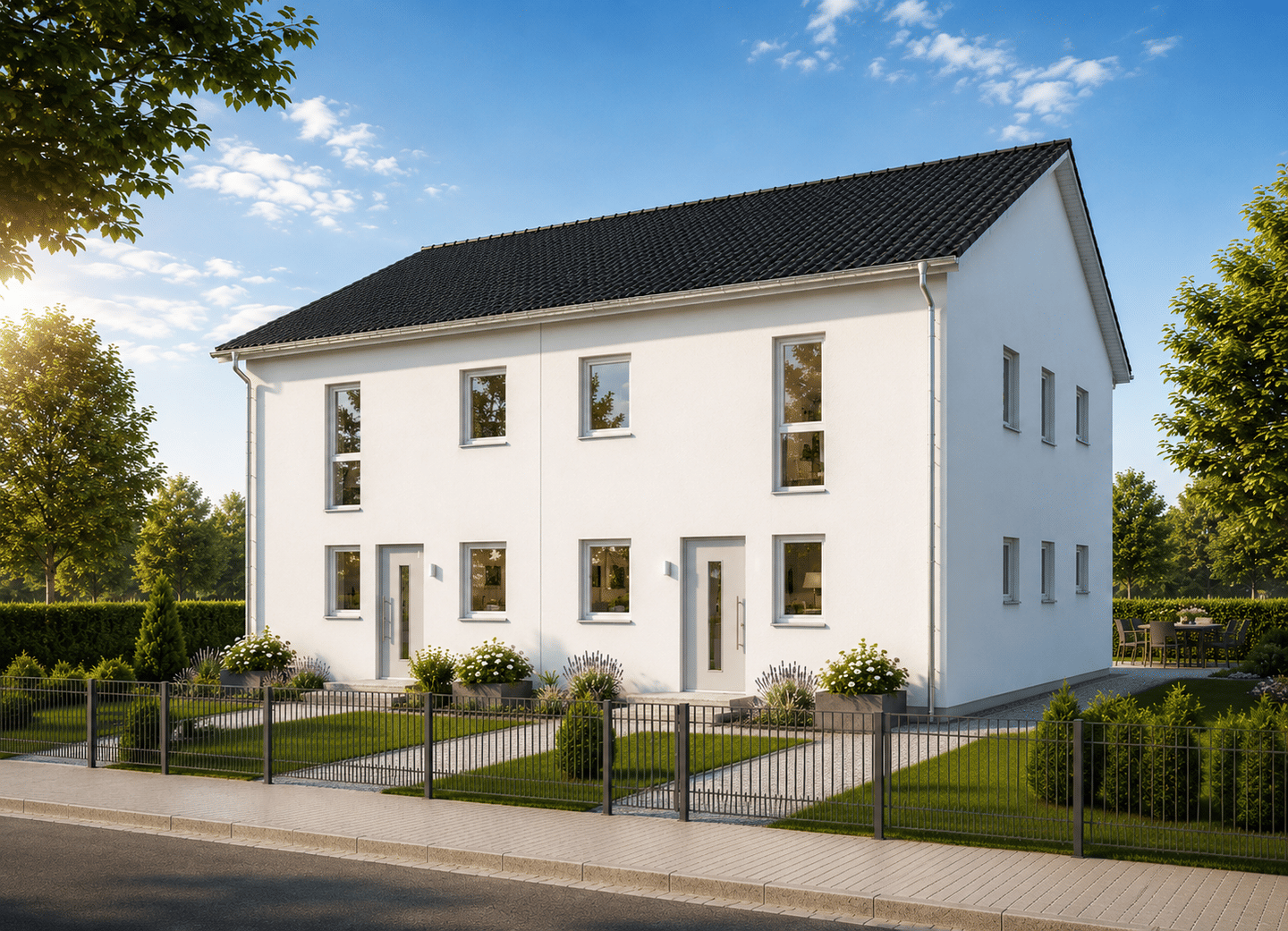 Top Lage Straßlach Dingharting: Neubau-DHH inkl. Homeoffice-Keller | A+ | familienfreundliche Lage – Straßlach-Dingharting – Vorschaubild 3