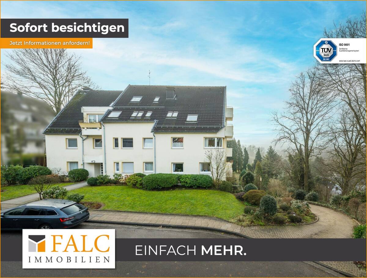 EG-Wohnung mit Stellplatz und XL-Balkon in Siepental-Umgebung – 45136 Essen – Bild 1 von 9