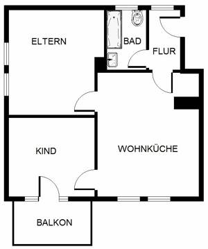3-Zimmer-Wohnung in Gelsenkirchen Scholven – 45896 Gelsenkirchen – Vorschaubild 2