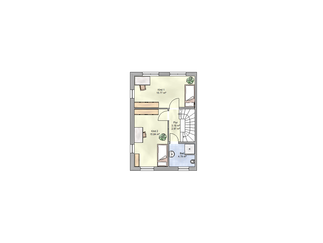 Lampertheim – DHH Neubau im Zentrum ab 426.000 € – Lampertheim – Vorschaubild 4