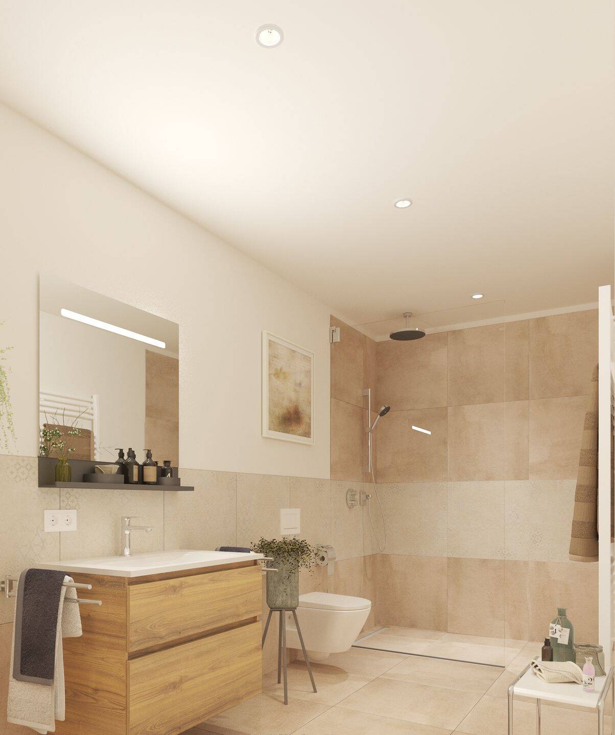 ** Erstbezug - 2 Zimmer in der Penthouse-Etage mit Top Einbauküche, Tageslichtbad & Dachterrasse ** – Leipzig – Vorschaubild 7