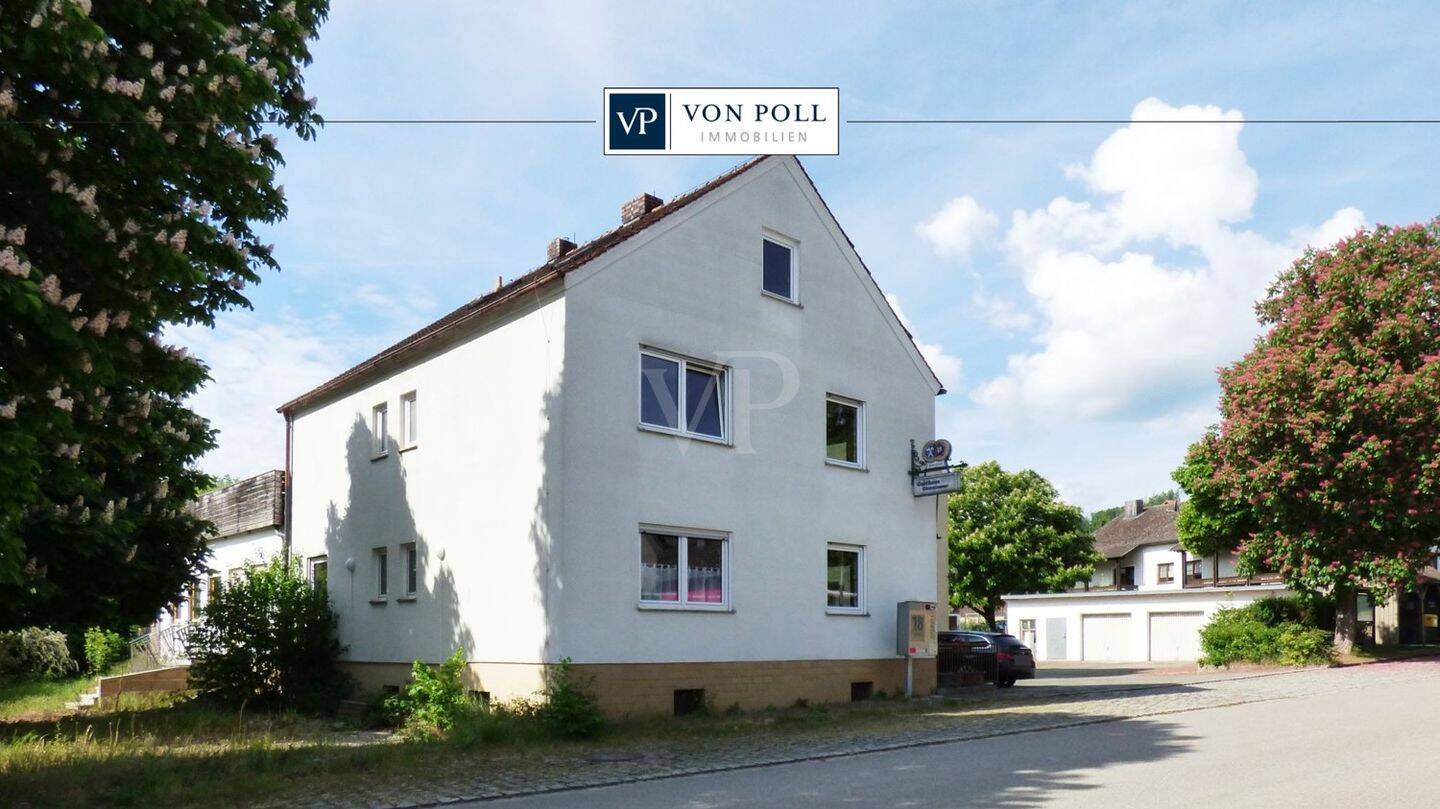 Wohnraum satt! Einfamilienhaus, Dachgeschosswohnung, angeschlossener Gasthof mit Pension - provisionsfrei – Kinding – Bild 1 von 9
