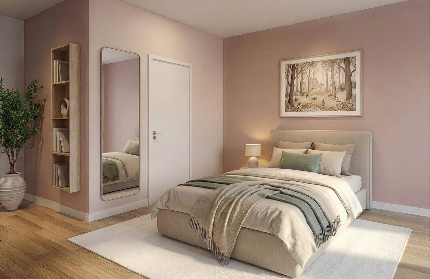 BLOSSOM - moderner, stadtnaher Neubau, 3-Zimmer-Wohnung mit Balkon