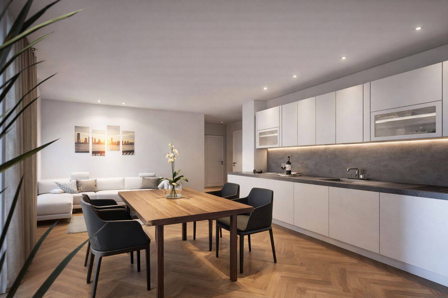 Maisonette-3-Zimmer-Wohnung mit zwei Terrassen im KfW-40-Neubauprojekt – Markkleeberg – Vorschaubild 3