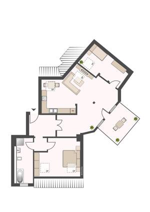 Mit Aufzug, großer Terrasse und neuer EBK! – 4157 Leipzig – Vorschaubild 2