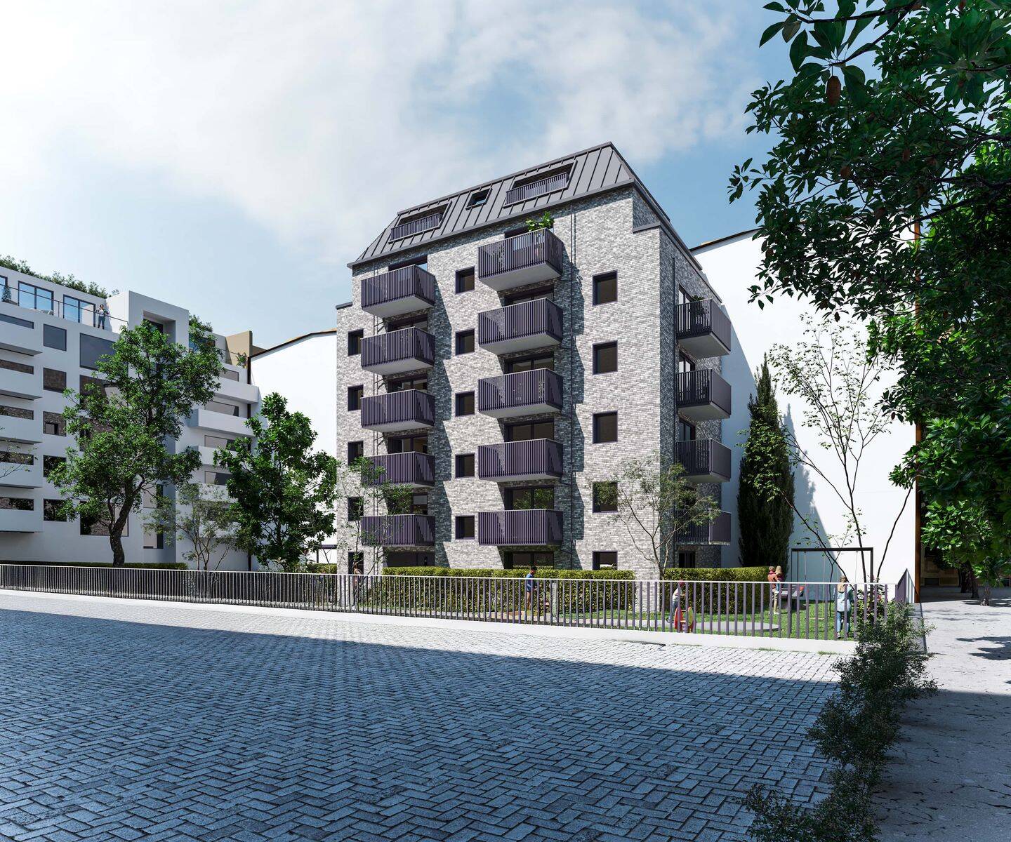 Offen gestaltete 1-Zimmerwohnung mit Balkon in energieeffizienten Neubau – Berlin – Vorschaubild 3