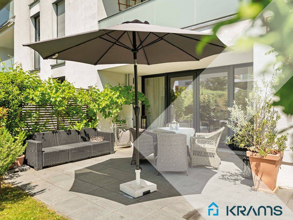 2-Zimmer-Gartenwohnung: ebenerdig mit ruhiger Lage am Fuße des Georgenbergs!