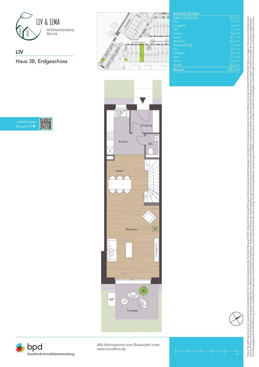 Offene Besichtigung: So, 31.5.26, 11:30-12 h, Am Linder Kreuz 82, Köln: Endlich Zuhause - Reihenmittelhaus LIV mit 4 Zimmern und Keller (#38) – Köln – Vorschaubild 9
