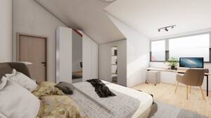 Fertiggestellte 3-Zimmer Neubauwohnung im DG - KfW 40 - Whg. Nr. 8 – 79112 Freiburg im Breisgau – Vorschaubild 6