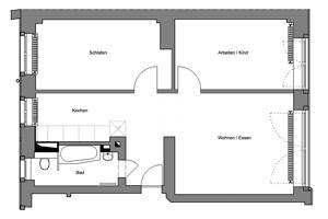 Gruna, im Hochparterre: Wanne + EBK mgl.* – 1277 Dresden – Vorschaubild 2