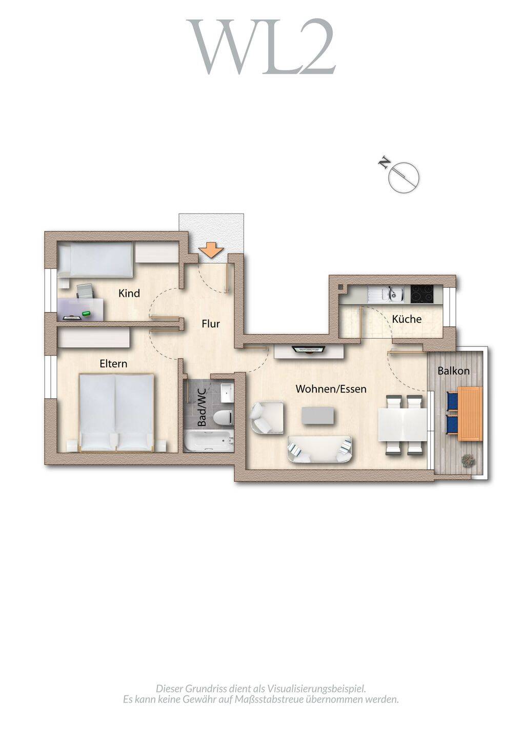 Ihr neues Zuhause mit Potenzial-3-ZKB mit Balkon - provisionsfrei – München – Vorschaubild 6