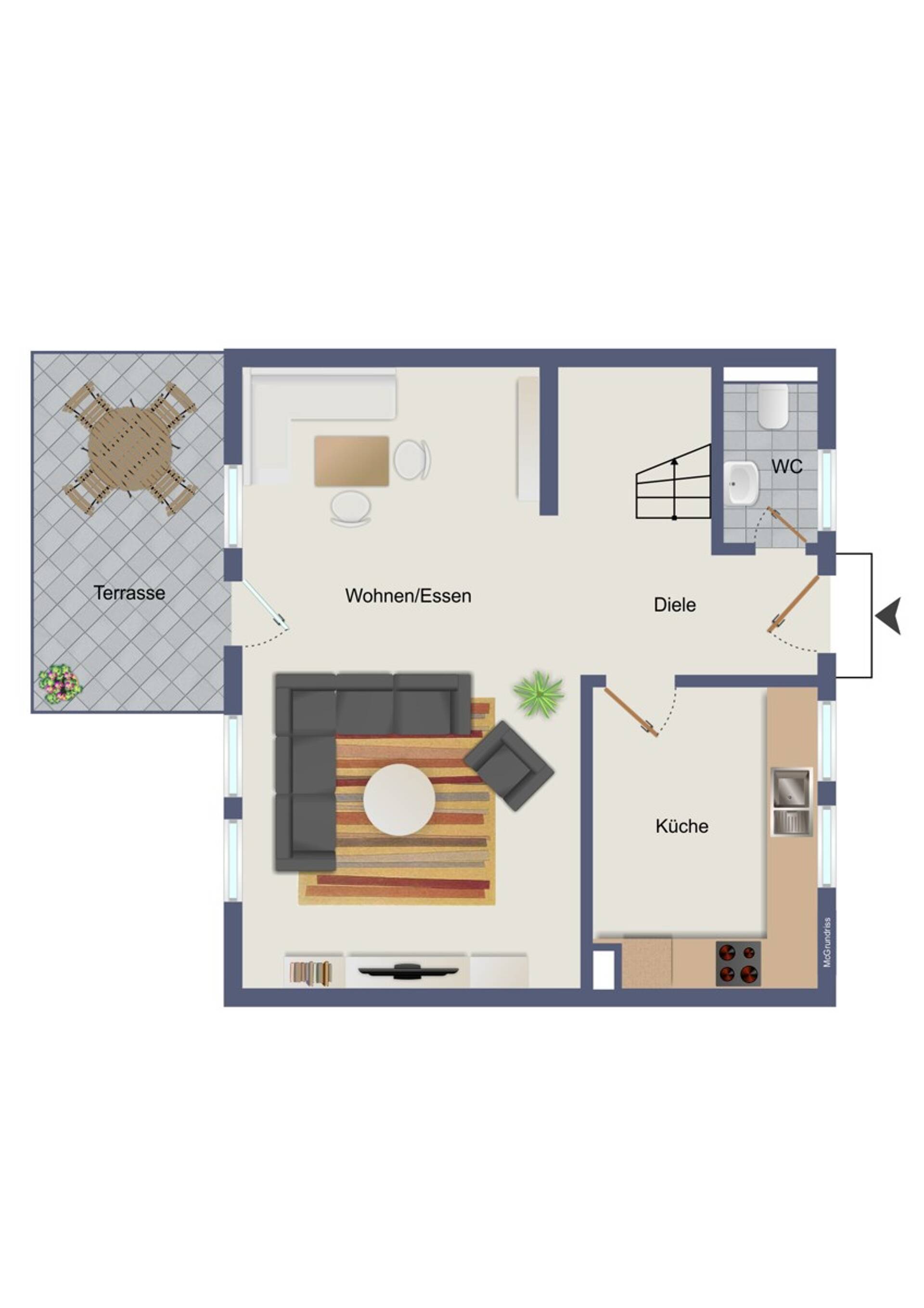 Reihenmittelhaus in 50859 Köln mit 88 m² kaufen