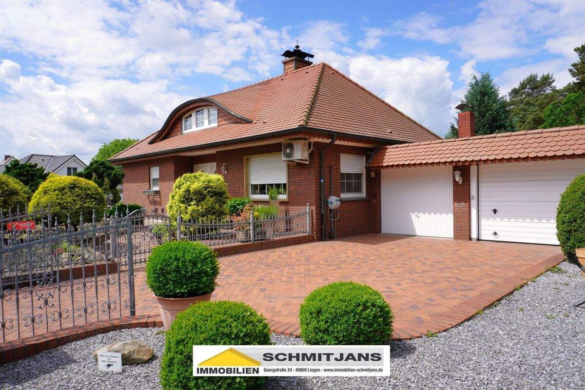 Attraktiver Winkelbungalow mit Wintergarten in unmittelbarer nähe zum Freizeitsee – 49744 Geeste – Bild 1 von 9