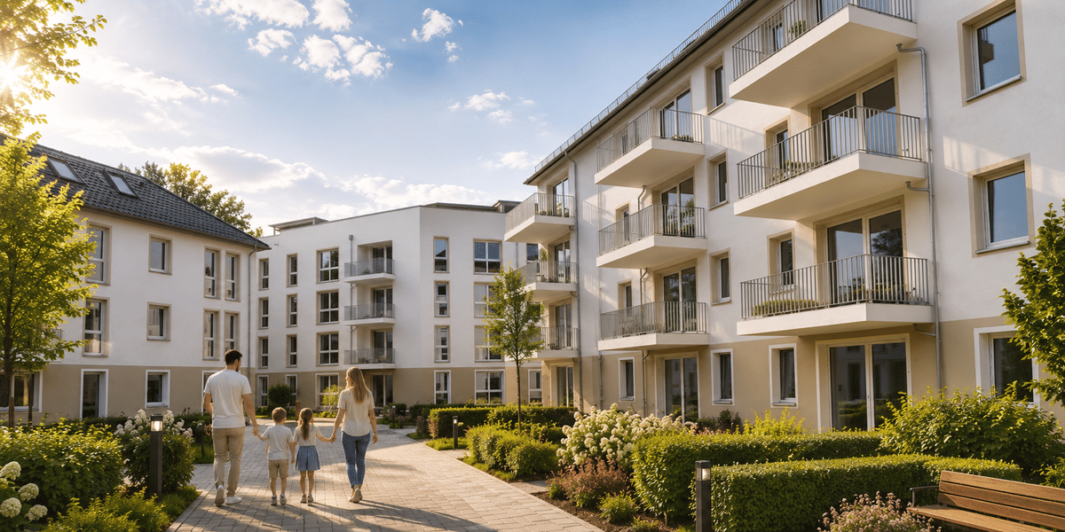 Schöne moderne 3-Zimmerwohnung mit großem Balkon in Dresden-Klotzsche - Erstbezug – 1109 Dresden – Bild 1 von 9