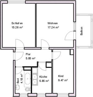 Wohnungsangebot Kühleweinstraße 33 – 39106 Magdeburg – Vorschaubild 2