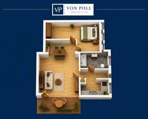 Provisionsfrei: Wohnen & Vermieten clever kombiniert! Dachgeschosswohnung wird frei geliefert! – 21149 Hamburg – Vorschaubild 8