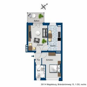Deine Wohnung in Magdeburg-Cracau – 39114 Magdeburg – Vorschaubild 2