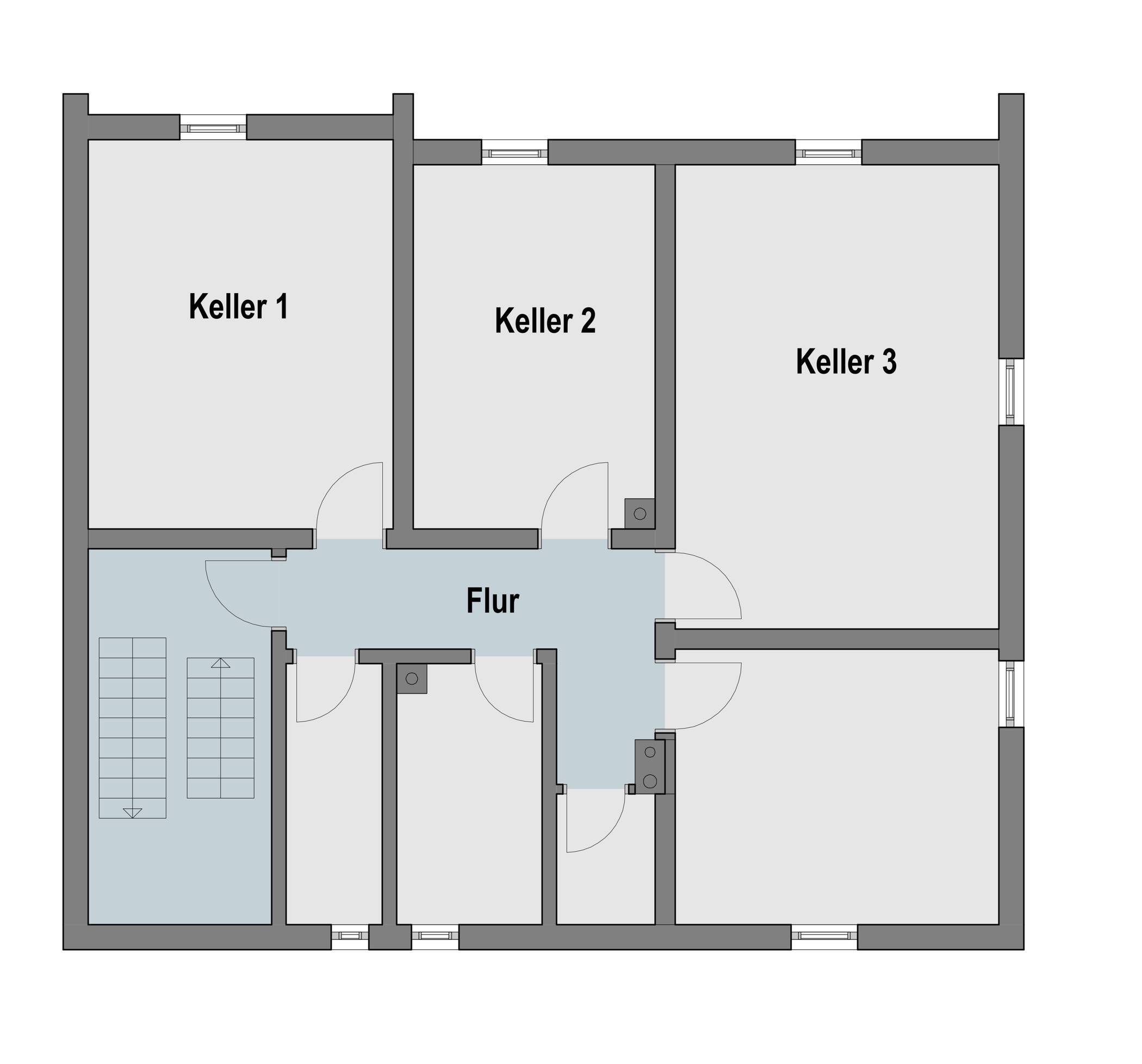 2-Familien-Haus in Burgthann, mit großem Garten (Baugrundstück ca. 500m²) – Burgthann – Vorschaubild 6